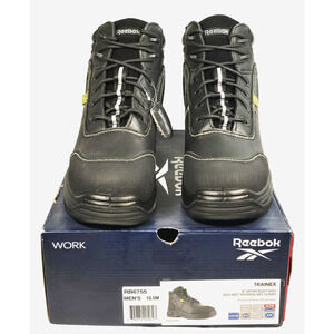 Reebok Work TRAINEX Men's 6" Black Sport Boot With Net Guard Size 10.5M RB6755
